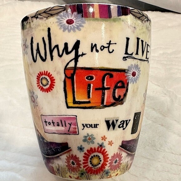 Boot Life Why Not Live Life Totally Your Way Coffee Tea Mug 17 Oz - Picture 16 of 16